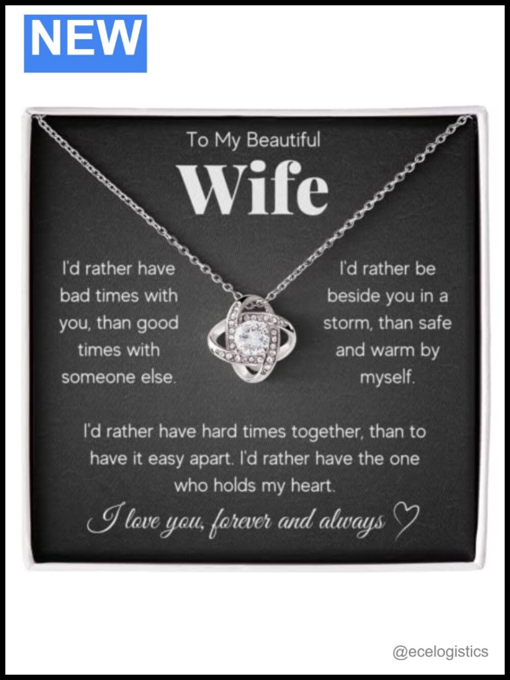 Cubic Zirconia Pendant Necklace 22 Inch Cable Chain Stainless Steel